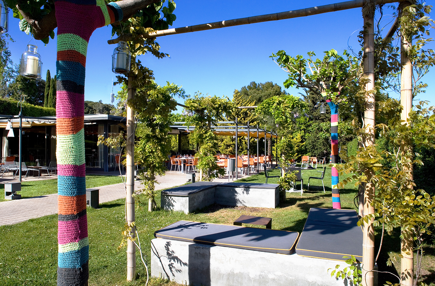 Un romántico jardín