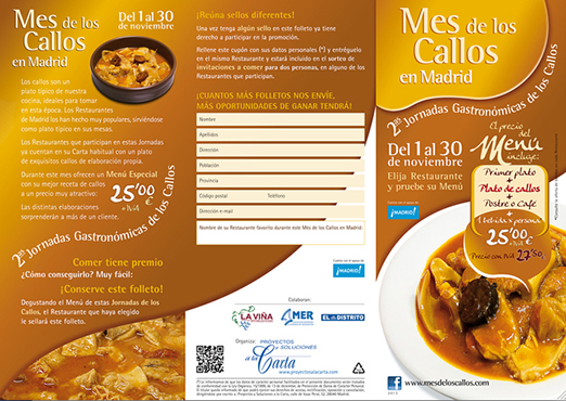 Noviembre es… ¡el Mes de los Callos!