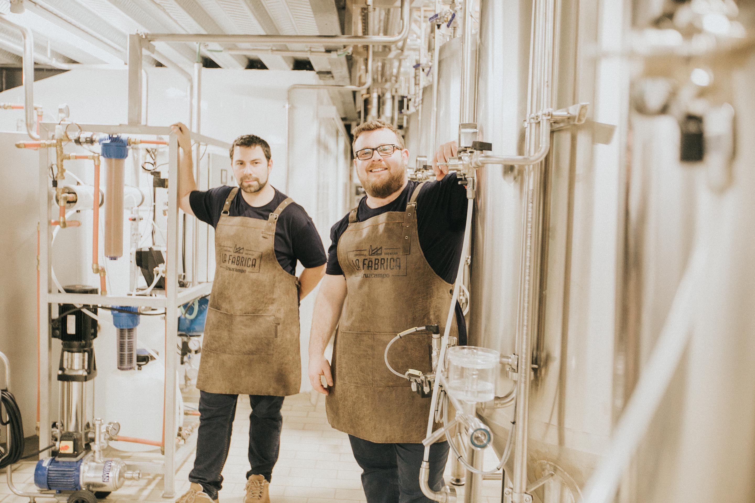 Jorge Varela y Juan Navarro, maestros cerveceros