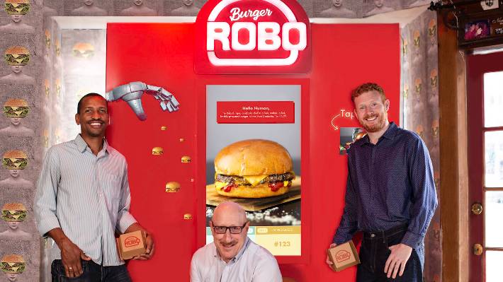 Innovación: la maquina de vending que cocina hamburguesas en 4 minutos